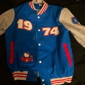 Sanrio Hello Kitty 1974 Varsity Jacket ❤️🤍💙
